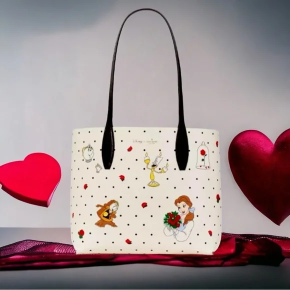 🚨GIFT AWAY🚨 New Kate spade beauty & the beast tote - Picture 5 of 7